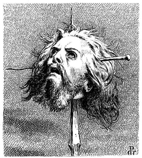 Head on a spike explained .